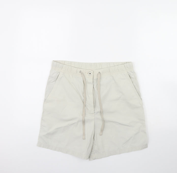 Preworn Womens Ivory Chino Shorts Size 32 in