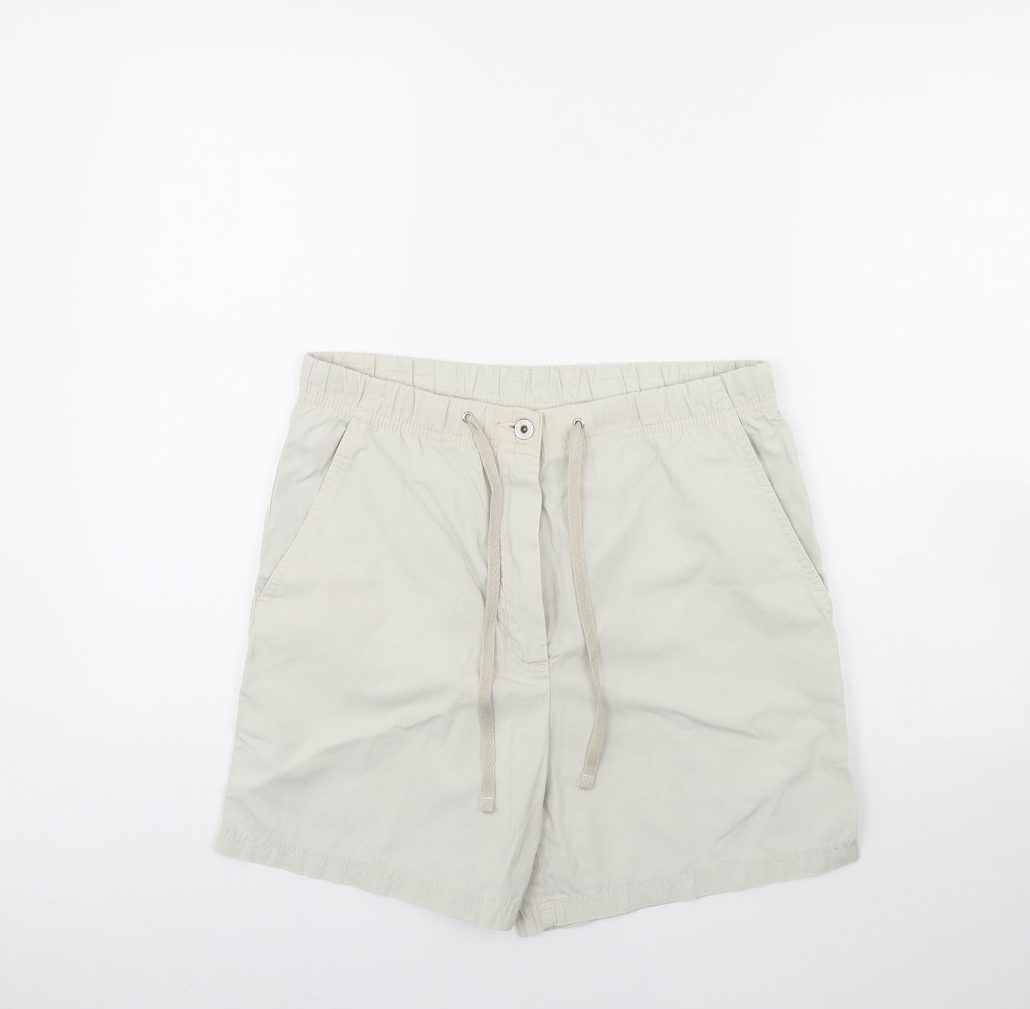 Preworn Womens Ivory   Chino Shorts Size 32 in