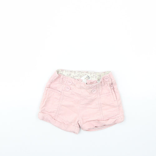 H&M Girls Pink  Corduroy Cropped Trousers Size 12 Months