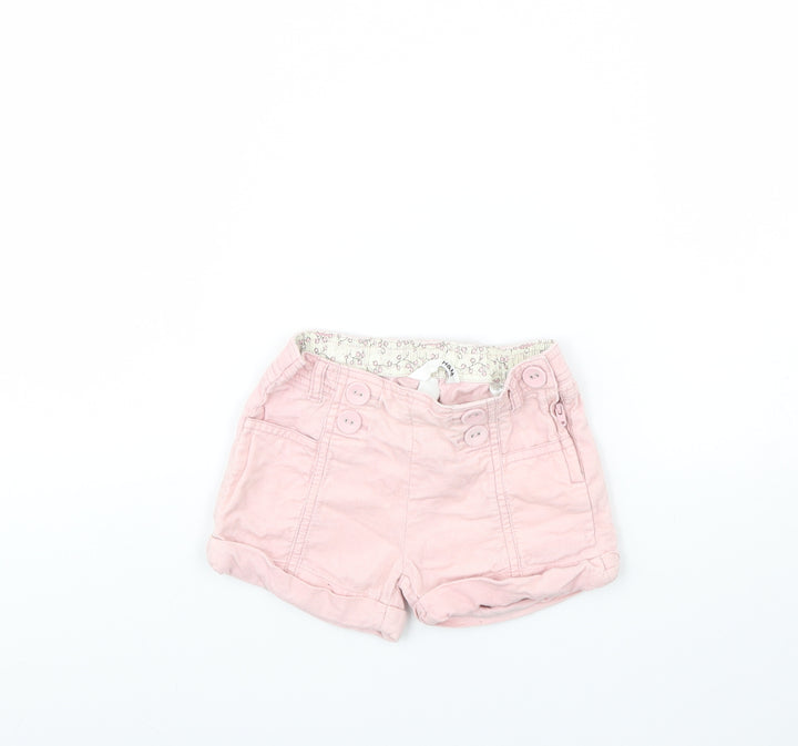 H&M Girls Pink Corduroy Cropped Trousers Size 12 Months