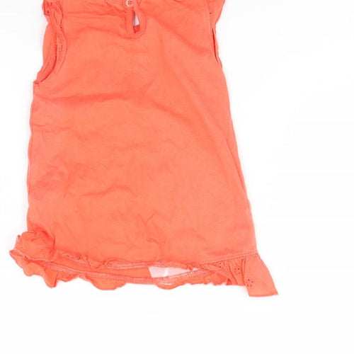 M&Co Girls Pink   Basic T-Shirt Size 12 Months