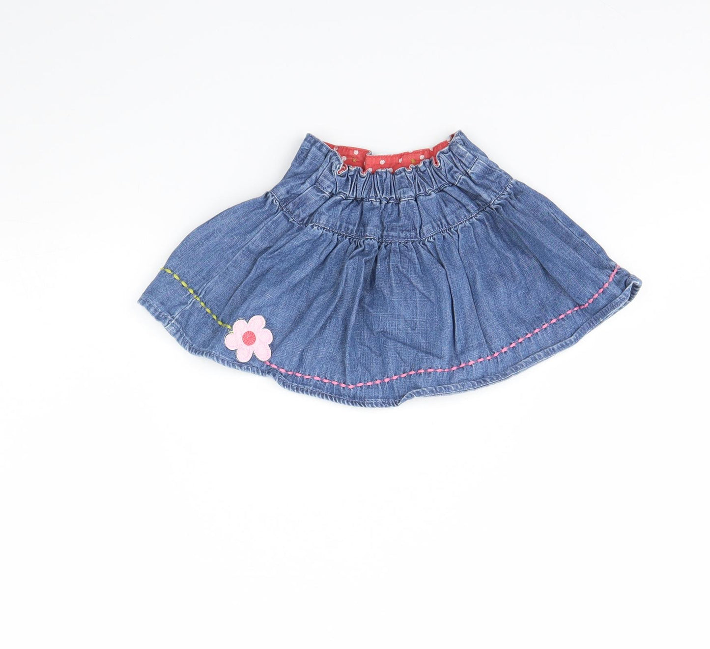 NEXT Girls Blue  Denim Mini Skirt Size 9-12 Months