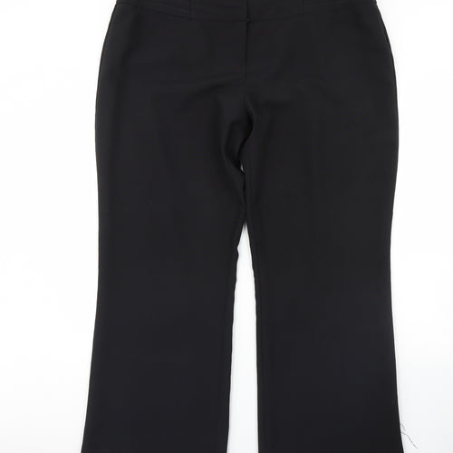 Evie Womens Black   Dress Pants Trousers Size 20 L30 in