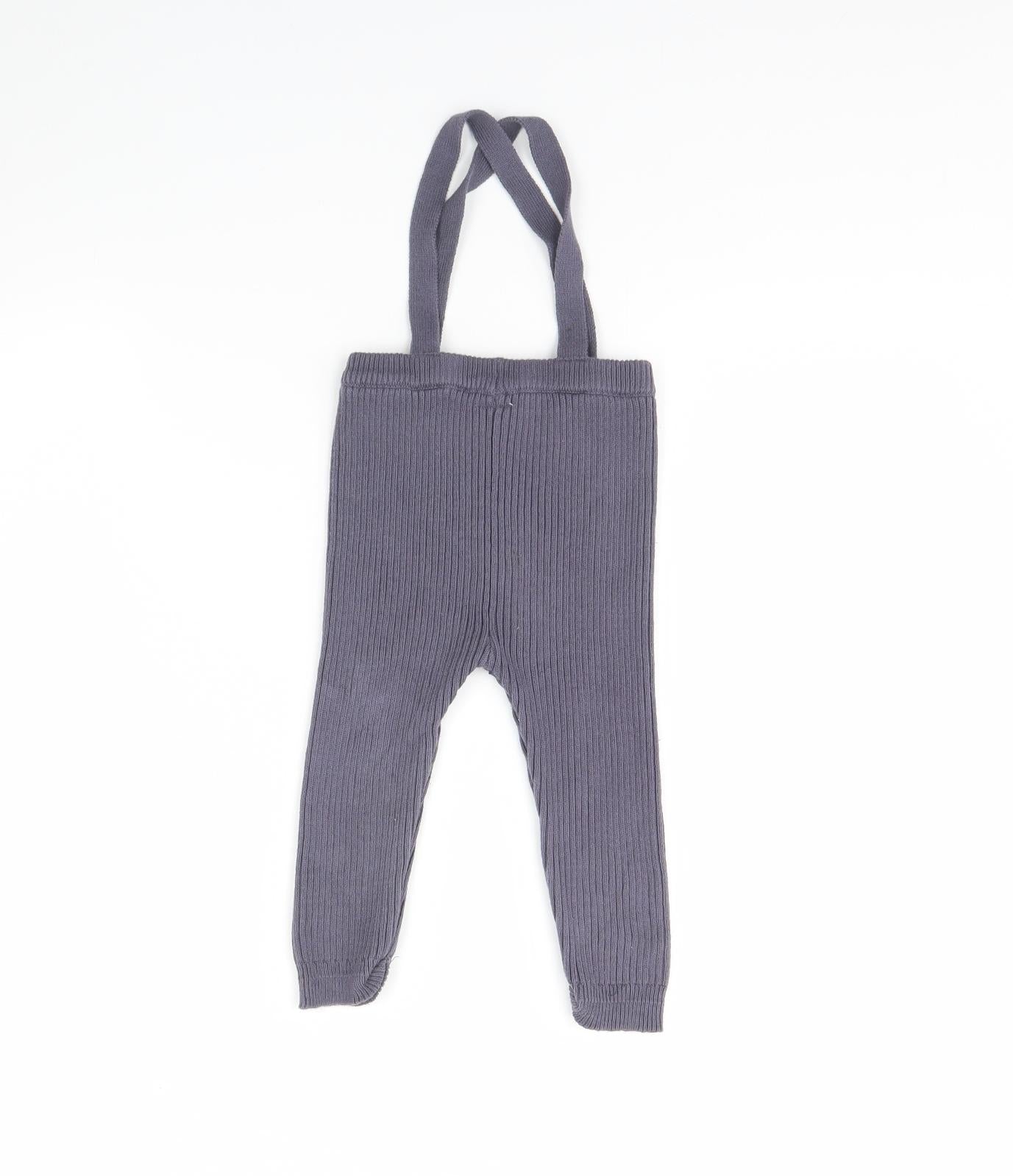 Preworn Girls Blue   Capri Trousers Size 9 Months