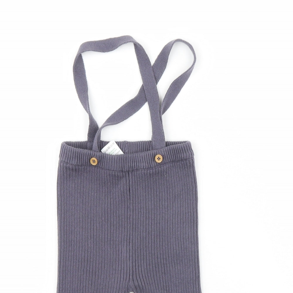 Preworn Girls Blue   Capri Trousers Size 9 Months