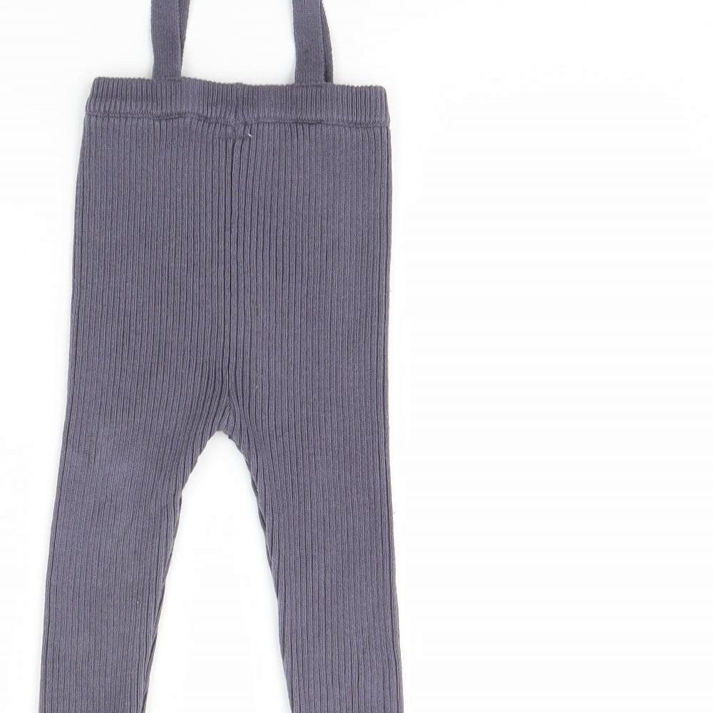 Preworn Girls Blue   Capri Trousers Size 9 Months