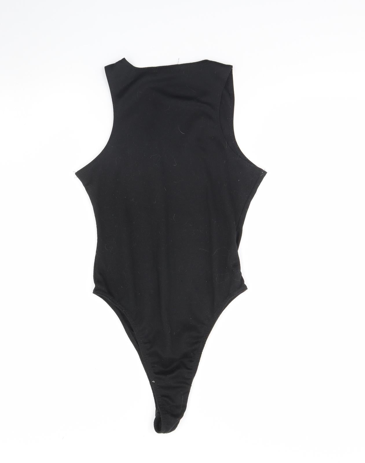 Pretty little thing Womens Black   Bodysuit One-Piece Size 8