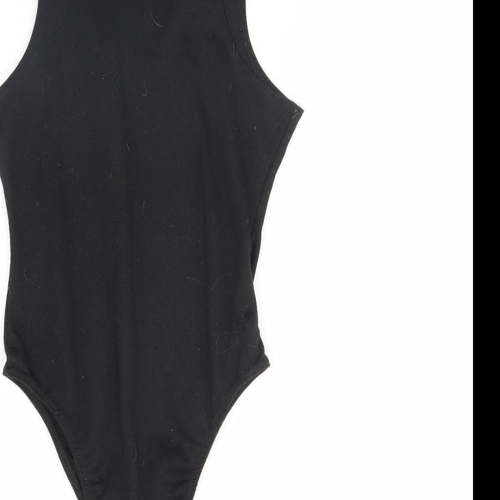 Pretty little thing Womens Black   Bodysuit One-Piece Size 8