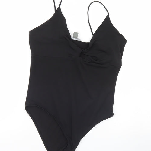 Primark Womens Black   Bodysuit One-Piece Size S