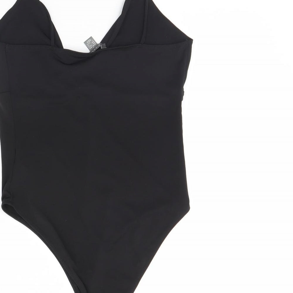 Primark Womens Black   Bodysuit One-Piece Size S