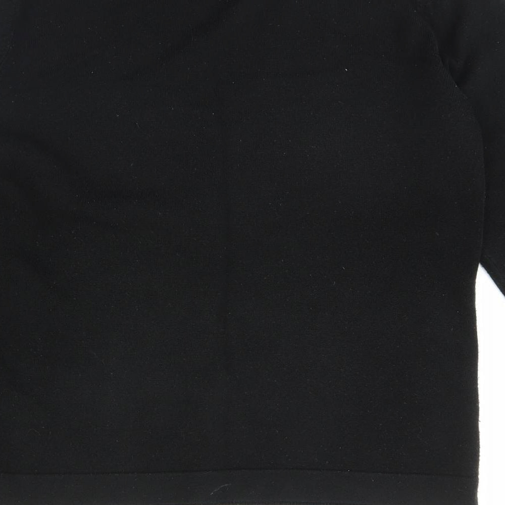 BM Womens Black   Cardigan Jumper Size S