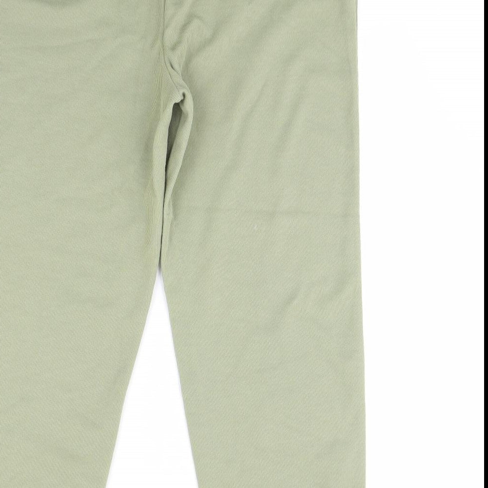 Fabrizio Womens Green   Trousers  Size L L30 in