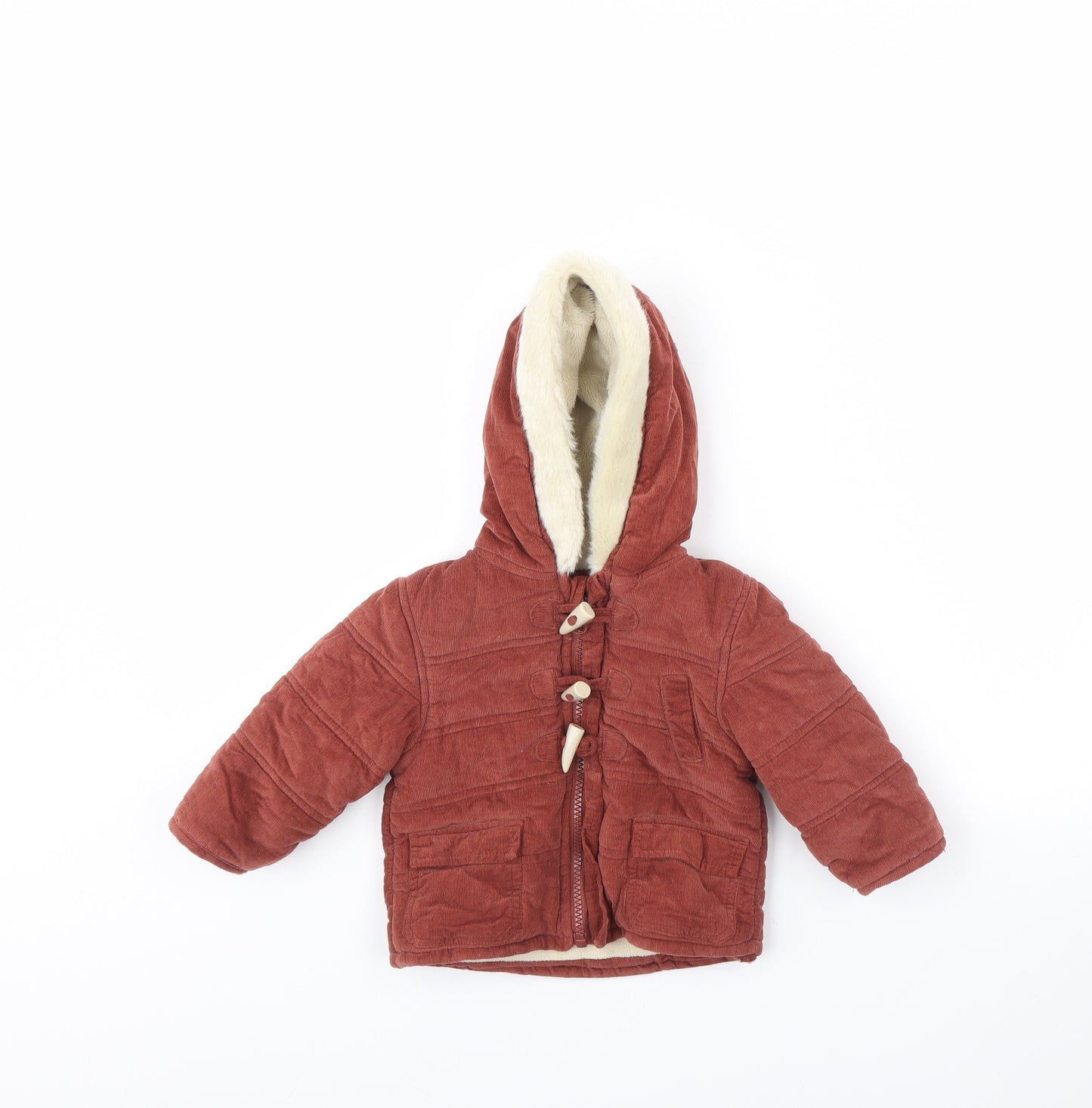 TU Baby Brown  Corduroy Jacket Coat Size 6-9 Months