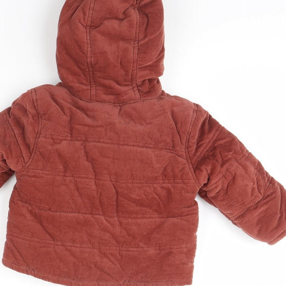 TU Baby Brown  Corduroy Jacket Coat Size 6-9 Months