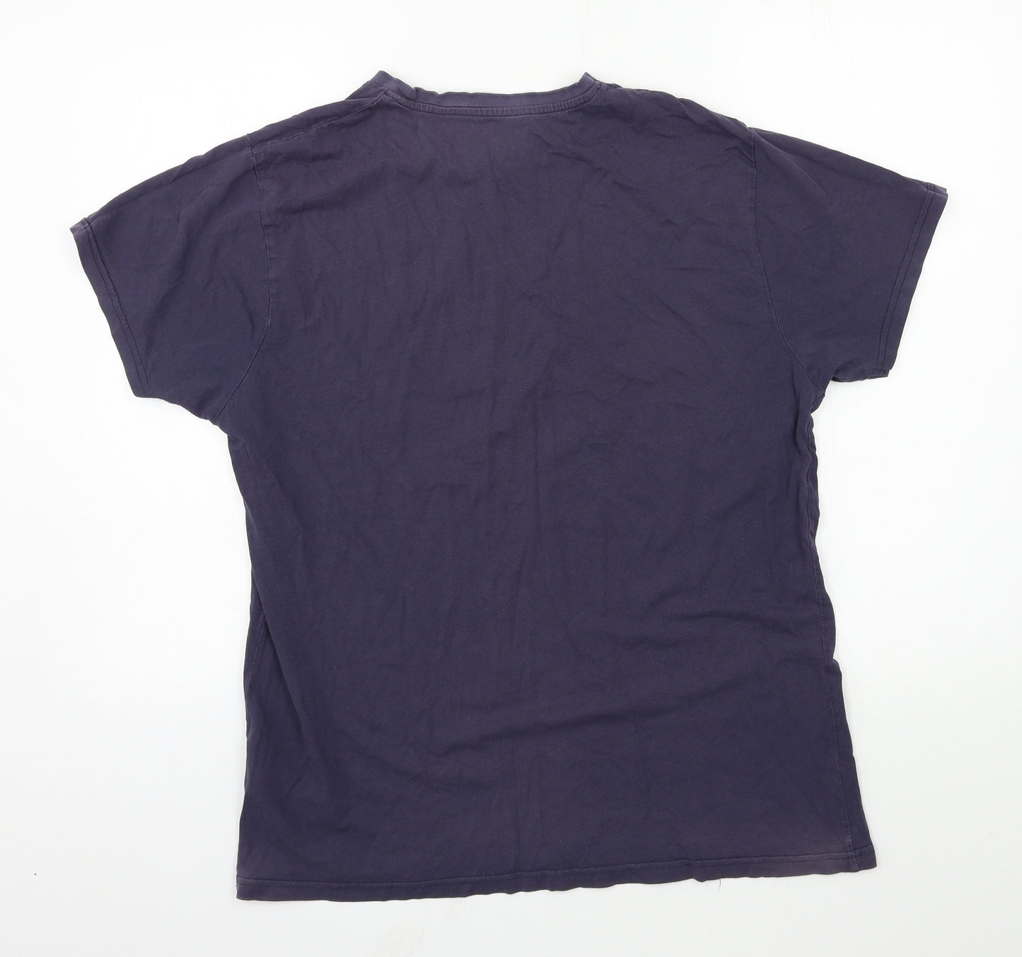 Primark Mens Blue  Jersey  T-Shirt Size L  - Malibu