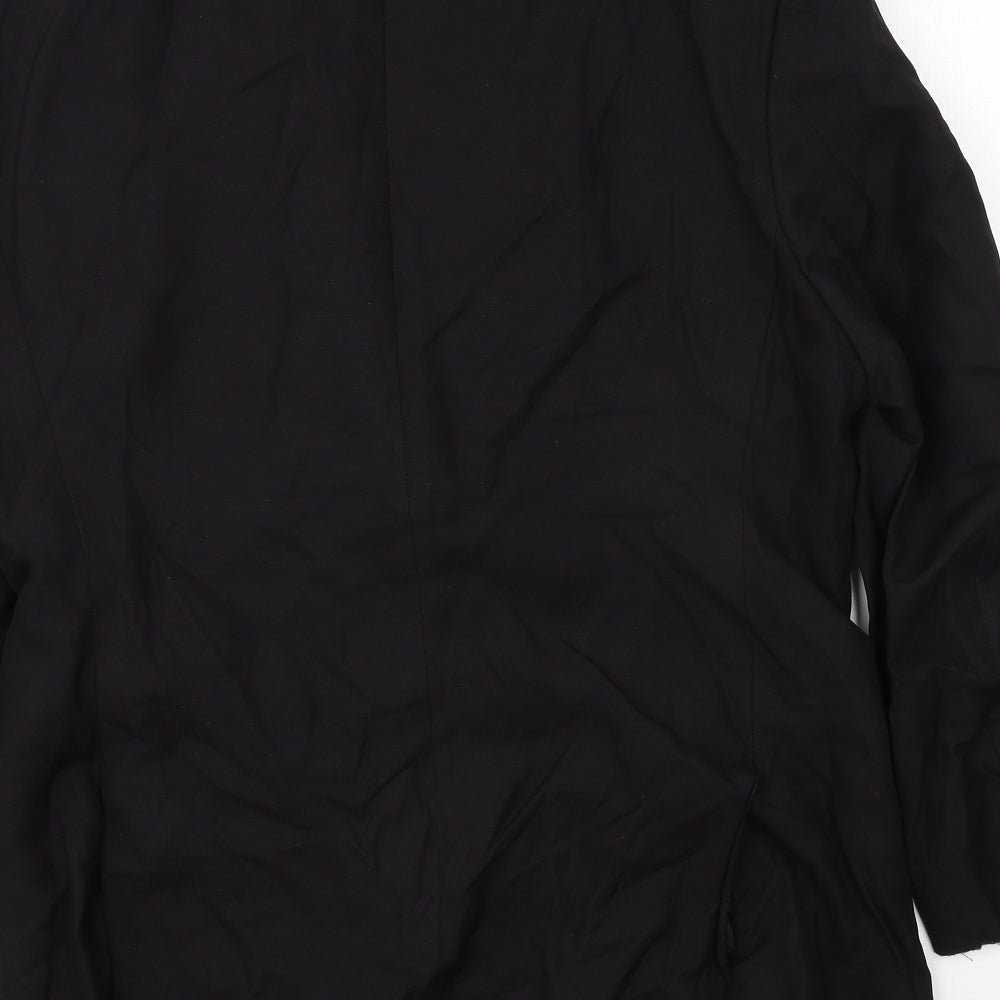 Preworn Mens Black   Jacket Suit Size L