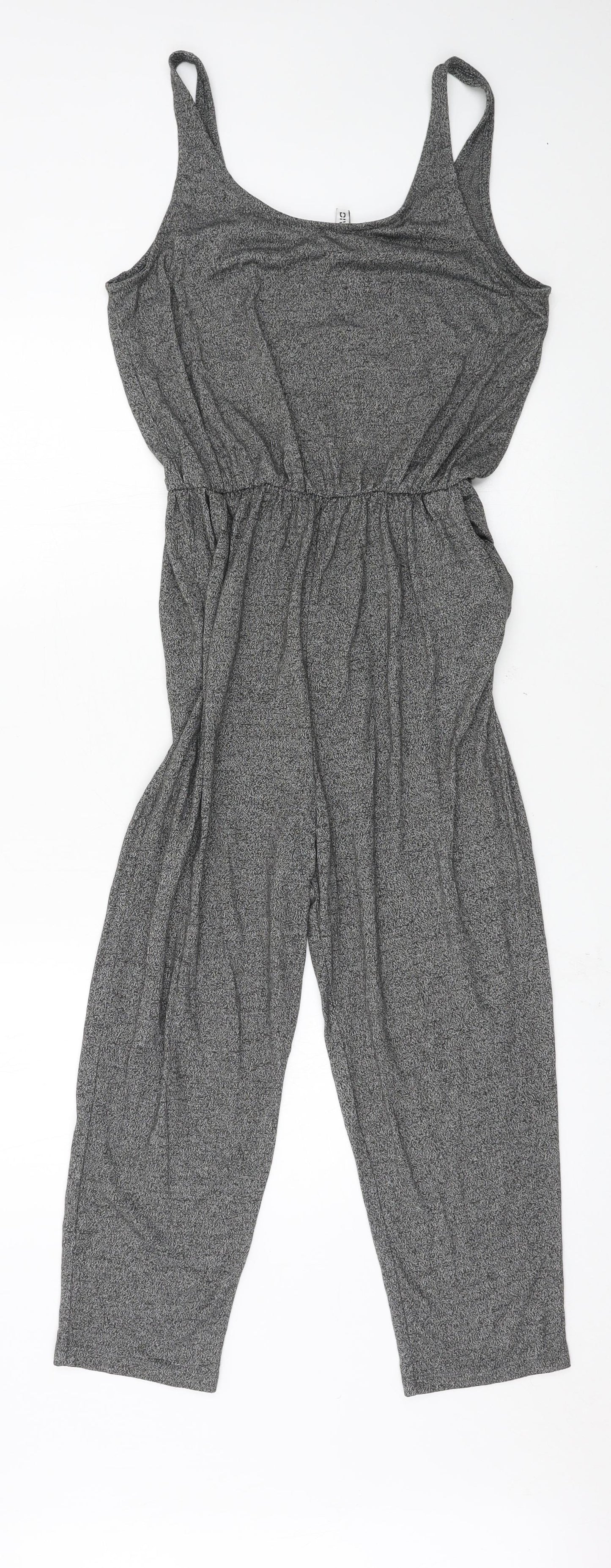 Divided Womens Grey  Jersey Jumpsuit One-Piece Size S L20 in