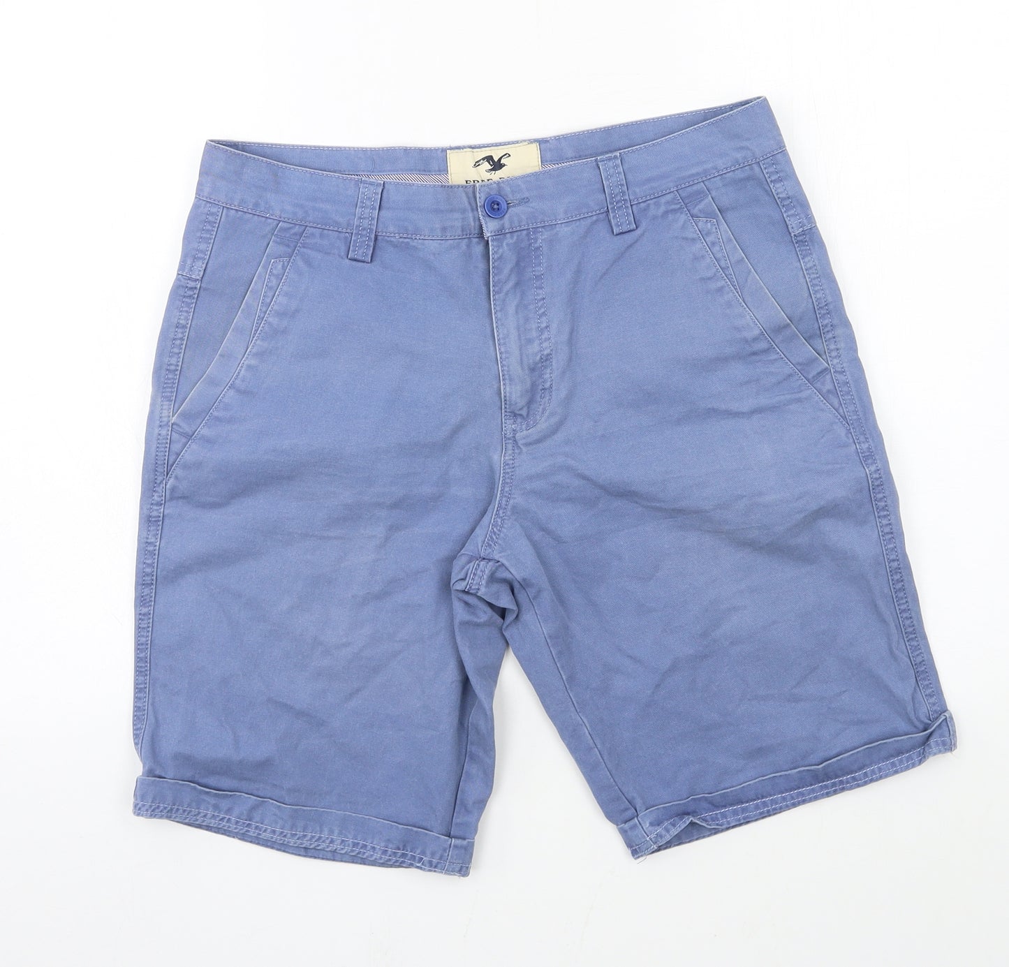 Free Bird Mens Blue   Chino Shorts Size 30 in