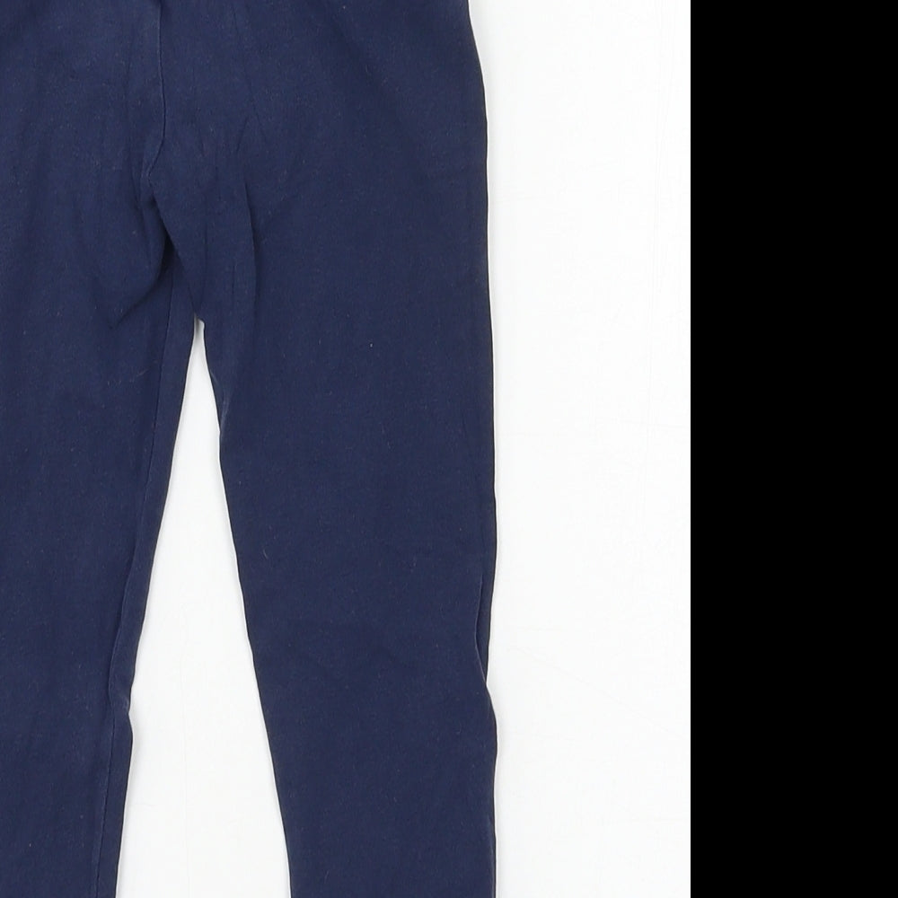 Maine Girls Blue  Jersey Jogger Trousers Size 3-4 Years
