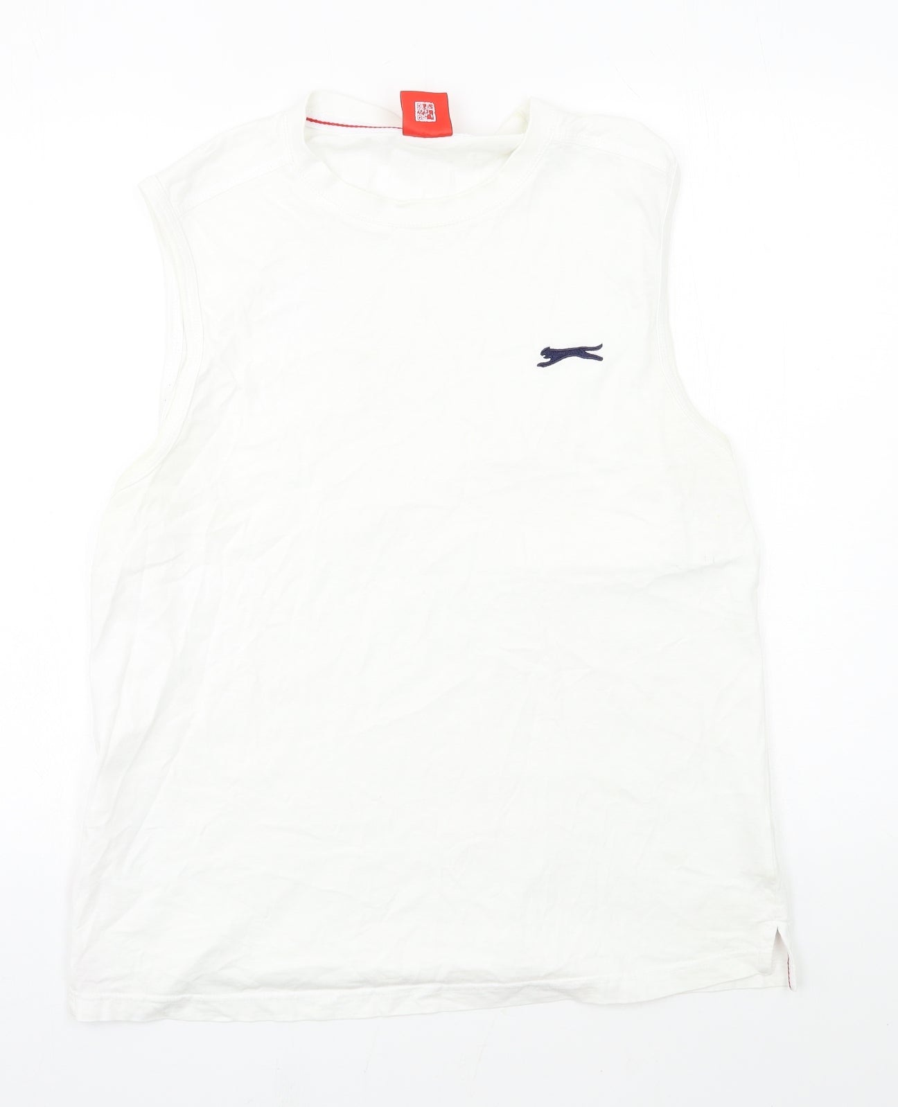 Slazenger Mens White  Jersey  T-Shirt Size M