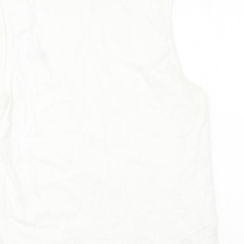 Slazenger Mens White  Jersey  T-Shirt Size M