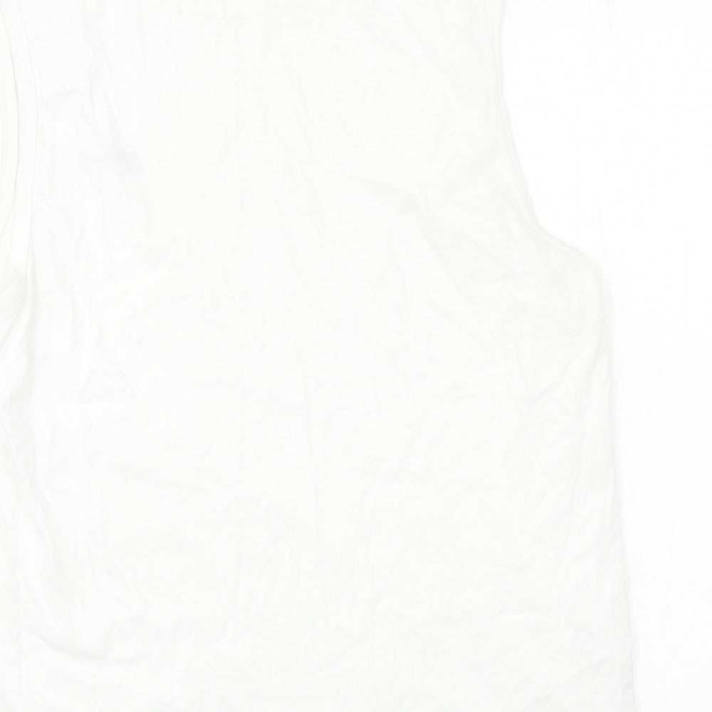 Slazenger Mens White  Jersey  T-Shirt Size M