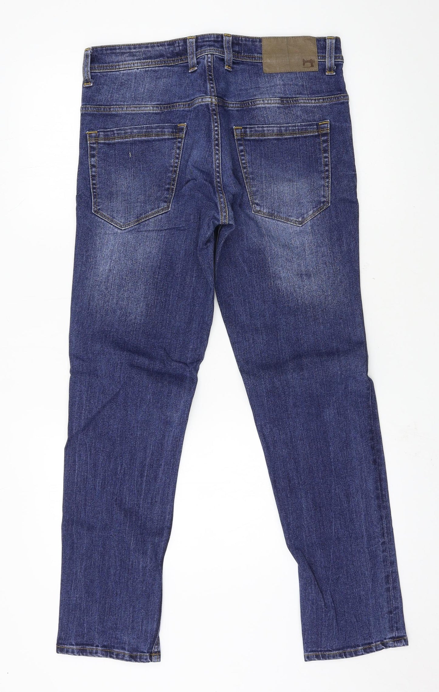 Burton Mens Blue  Denim Straight Jeans Size 30 in L30 in