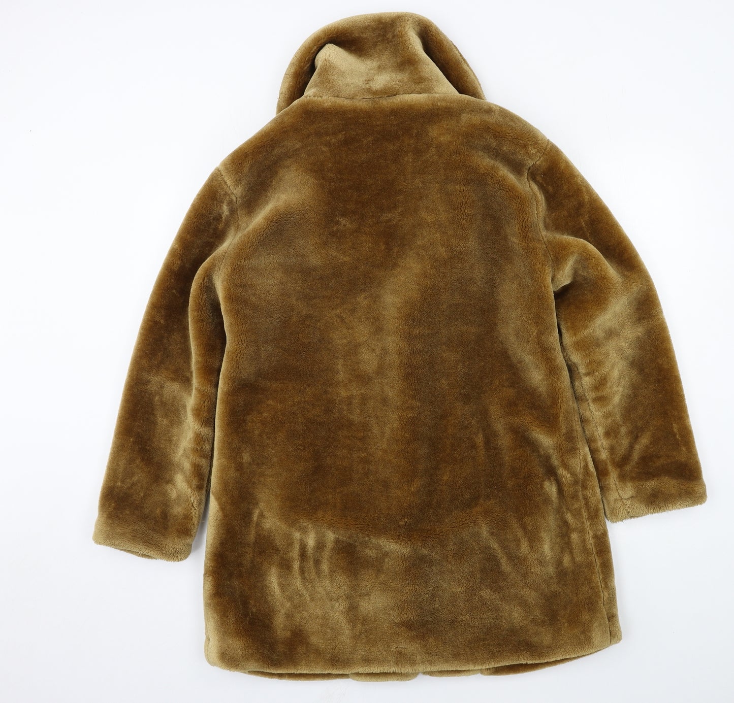 QED London Womens Brown   Pea Coat Coat Size 10