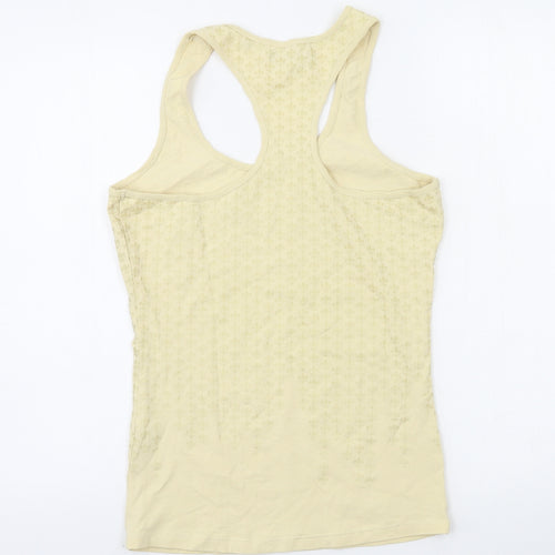 Henleys Womens Beige  Jersey Basic Tank Size S