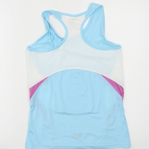 Crane Womens Blue  Jersey Basic Tank Size 8