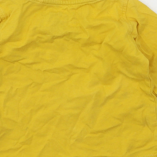 NEXT Boys Yellow  Jersey Basic T-Shirt Size 3-6 Months