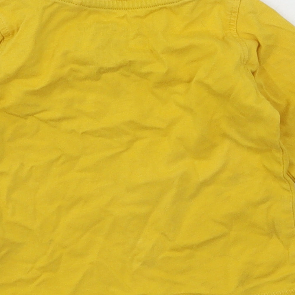 NEXT Boys Yellow  Jersey Basic T-Shirt Size 3-6 Months