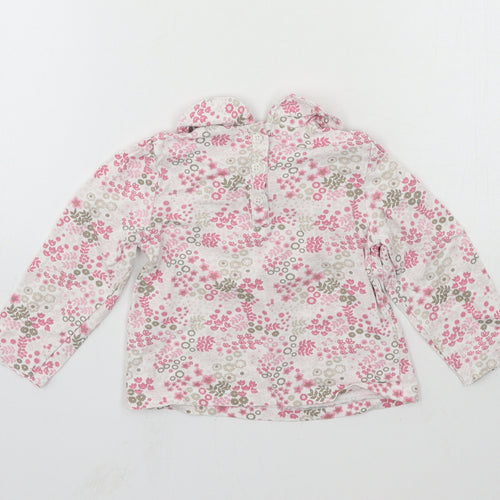 TU Girls Pink Floral Jersey Basic T-Shirt Size 6-9 Months