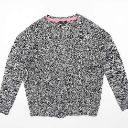 F&F Womens Black  Knit Cardigan Jumper Size 6