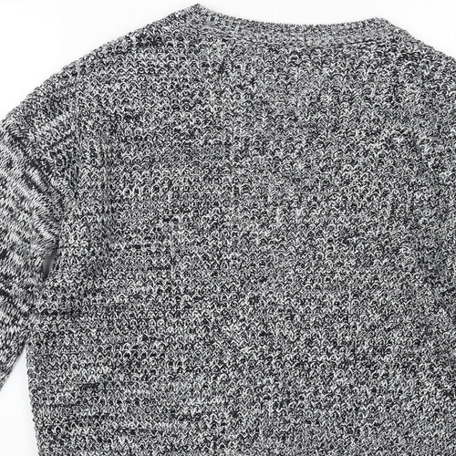 F&F Womens Black  Knit Cardigan Jumper Size 6