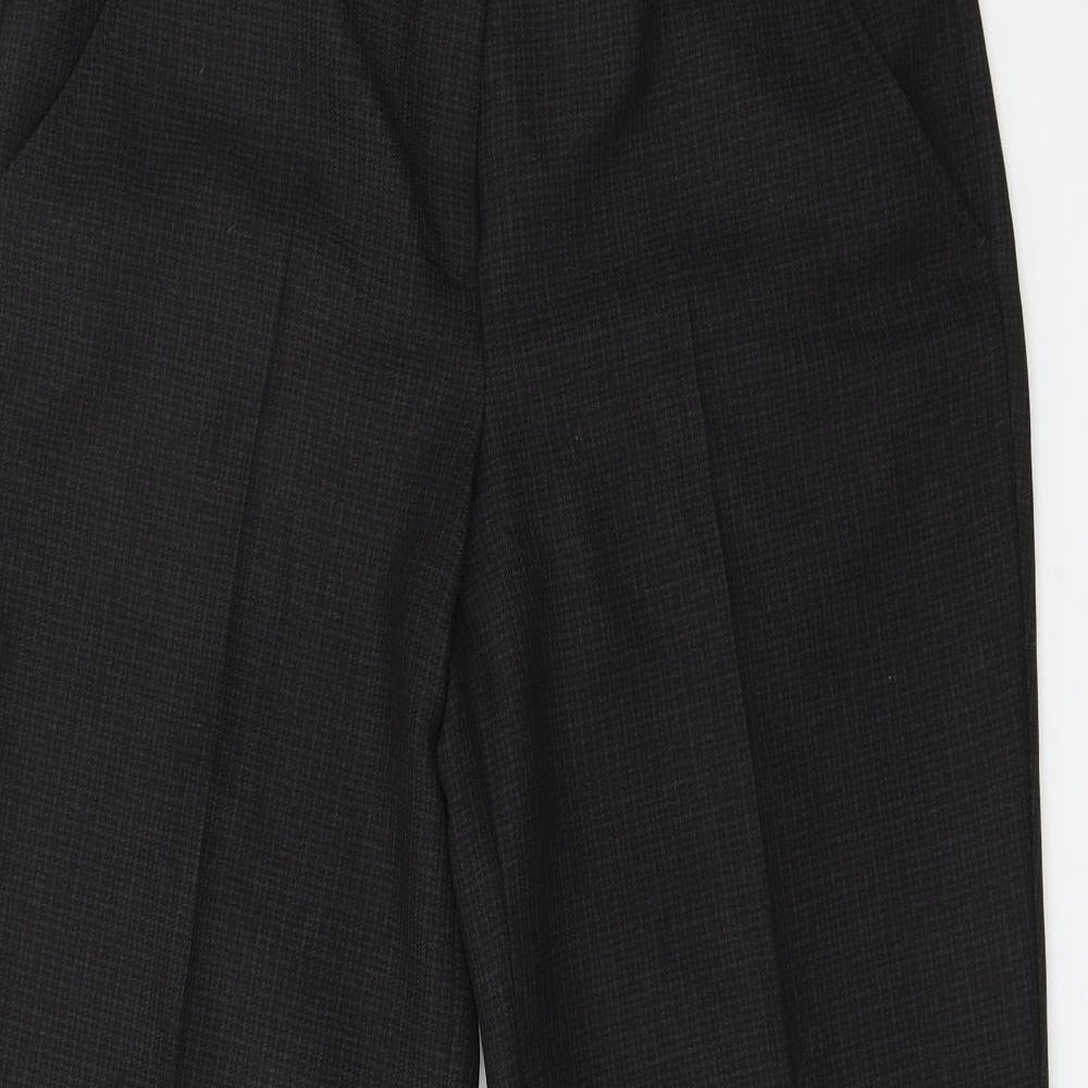 F&F Womens Grey Check  Trousers  Size 8 L27 in