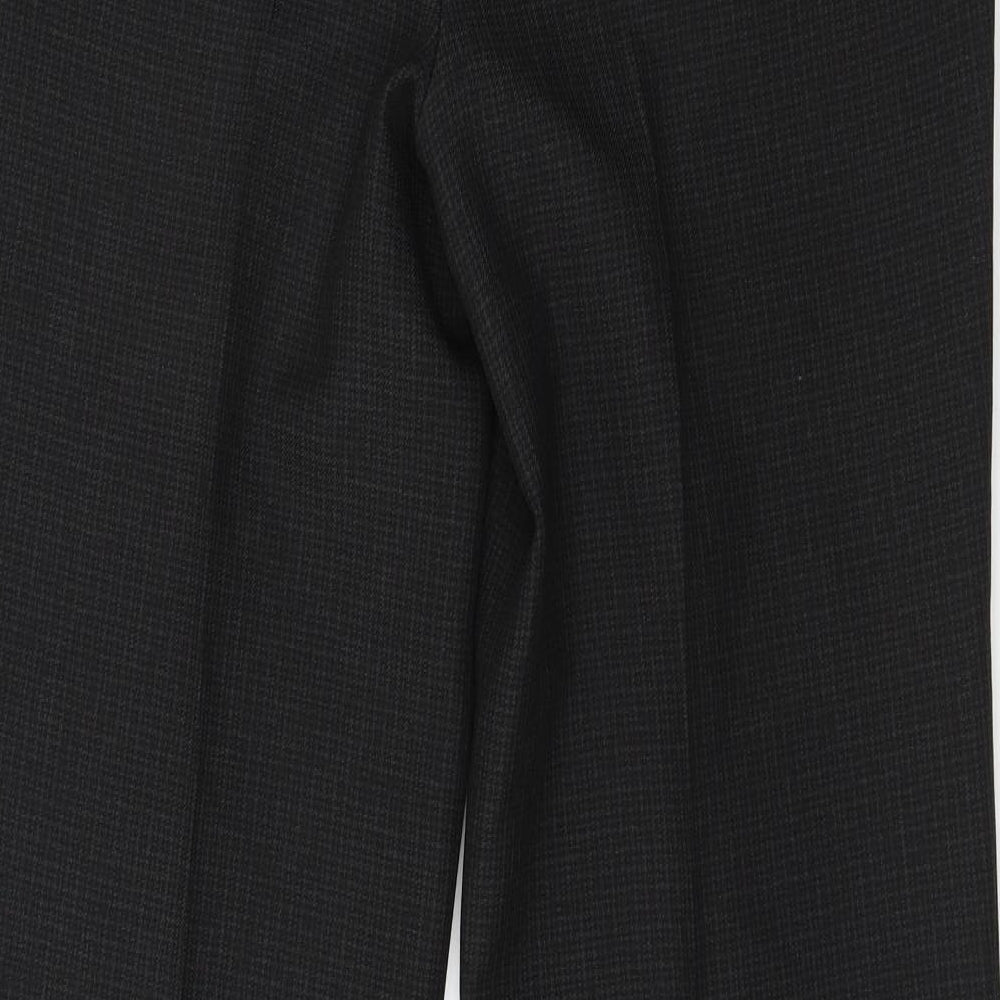 F&F Womens Grey Check  Trousers  Size 8 L27 in