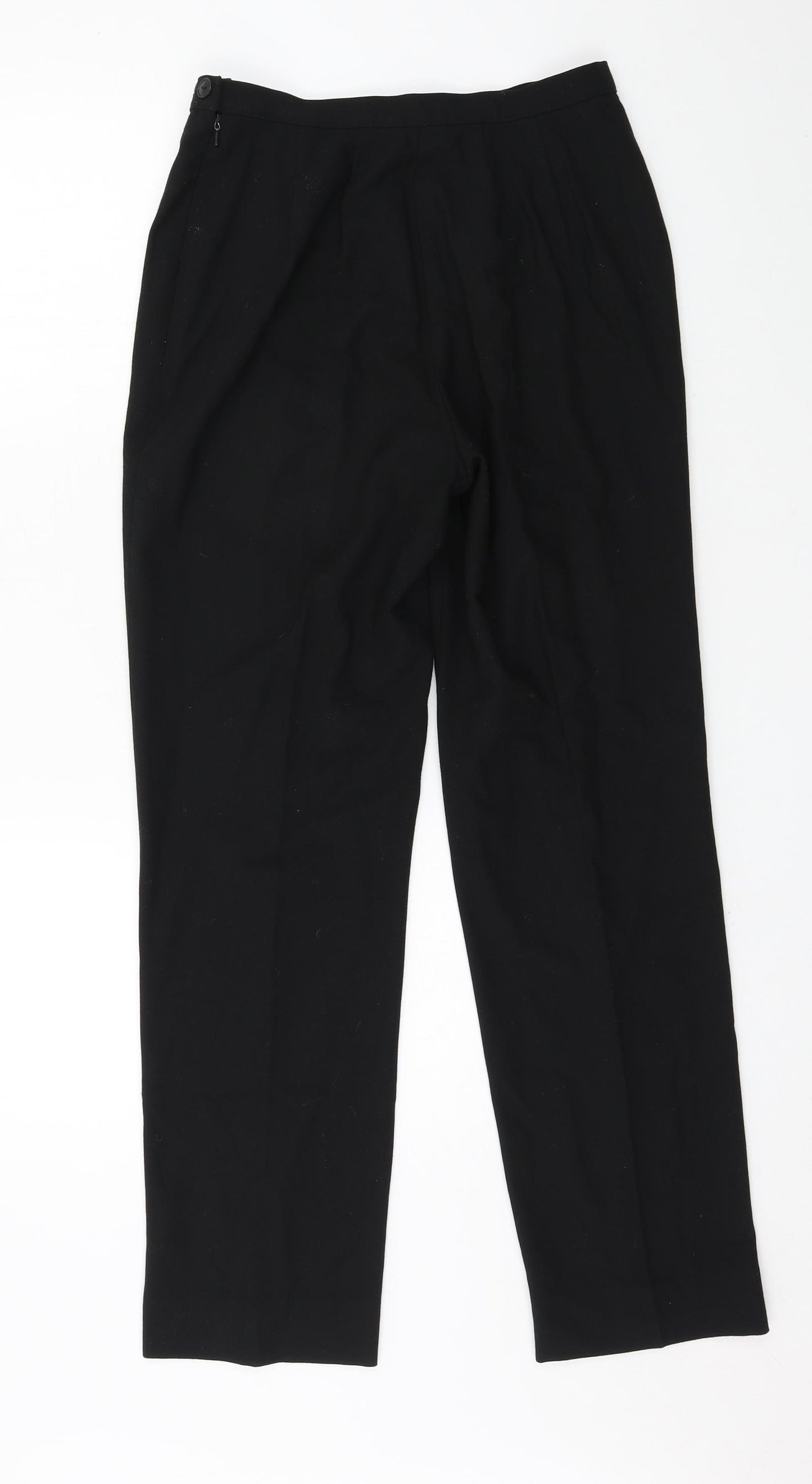 Marks and Spencer Womens Black   Trousers  Size 10 L28 in