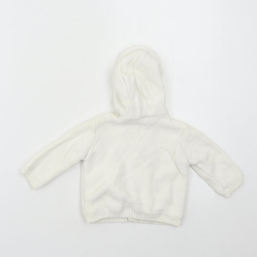 Mini Club Baby White  Knit Jacket  Size 3-6 Months
