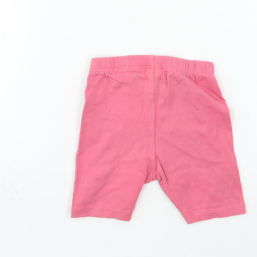 TU Girls Pink  Jacquard Jogger Trousers Size 12-18 Months