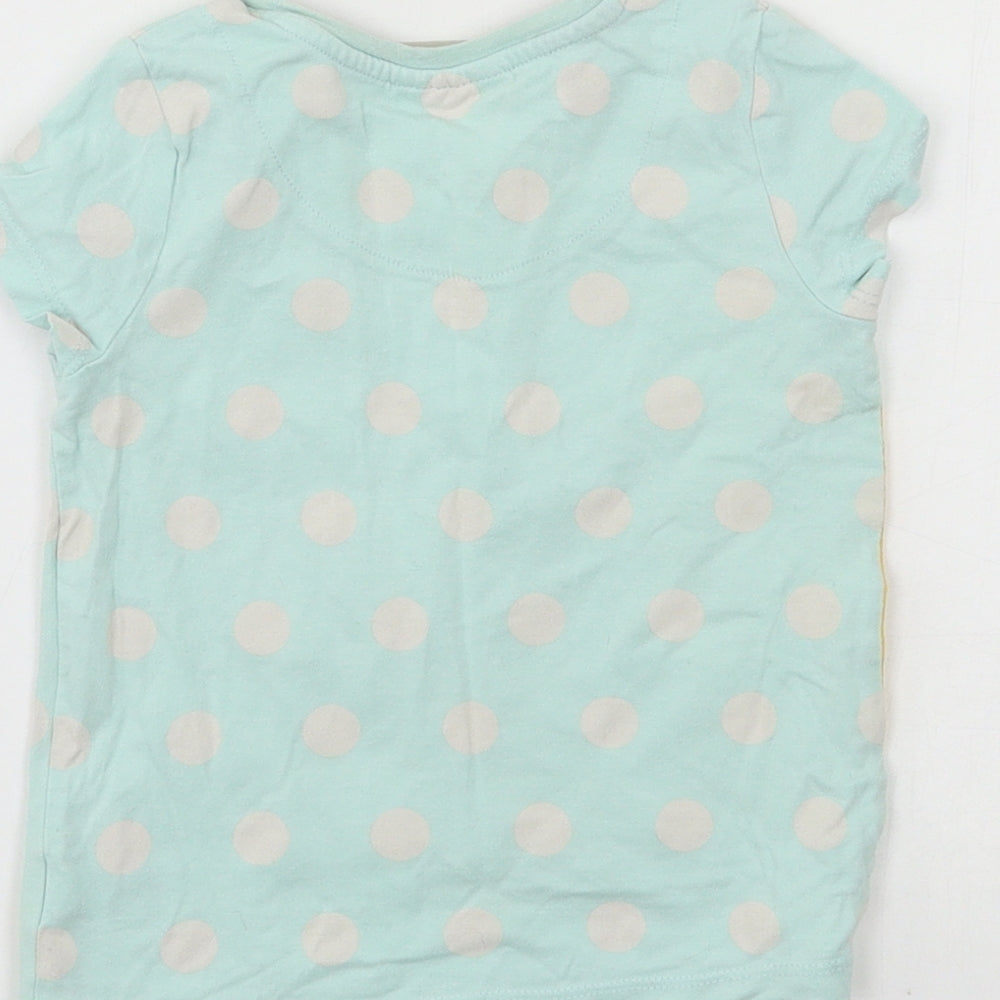 NEXT Girls Blue  Jersey Basic T-Shirt Size 18-24 Months  - Bees