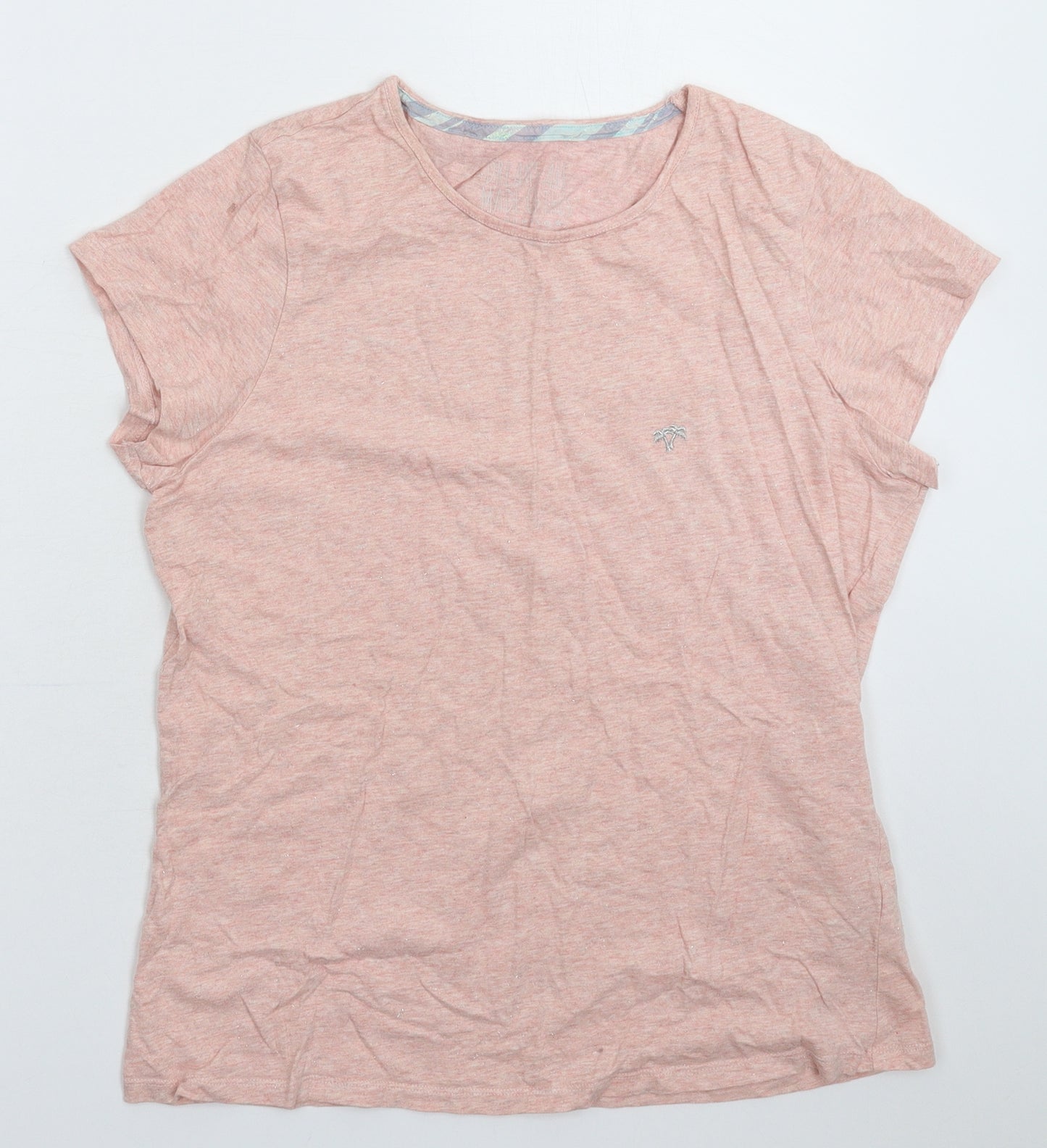 Nutmeg Womens Pink   Basic T-Shirt Size 14