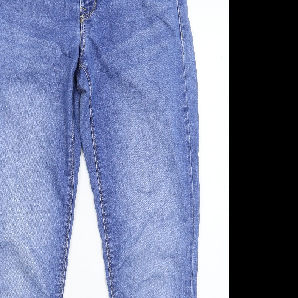 Divided Womens Blue  Denim Skinny Jeans Size 14 L30 in