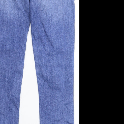 Divided Womens Blue  Denim Skinny Jeans Size 14 L30 in