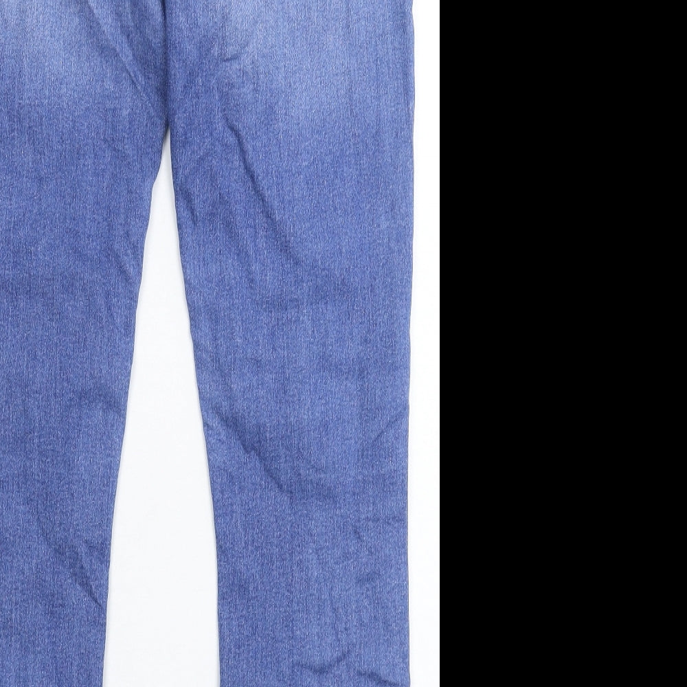 Divided Womens Blue  Denim Skinny Jeans Size 14 L30 in