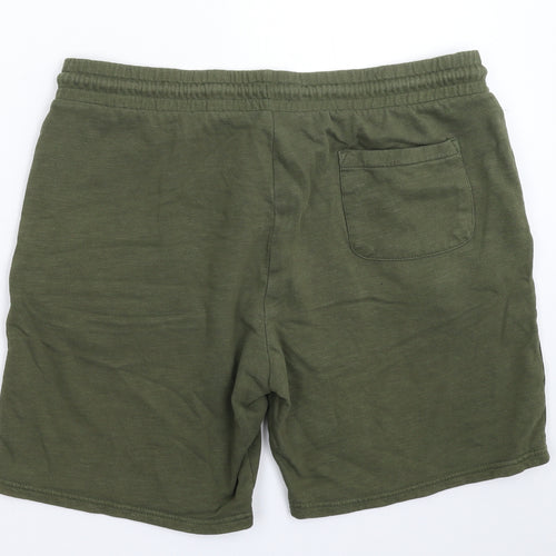 TU Mens Green   Sweat Shorts Size 38