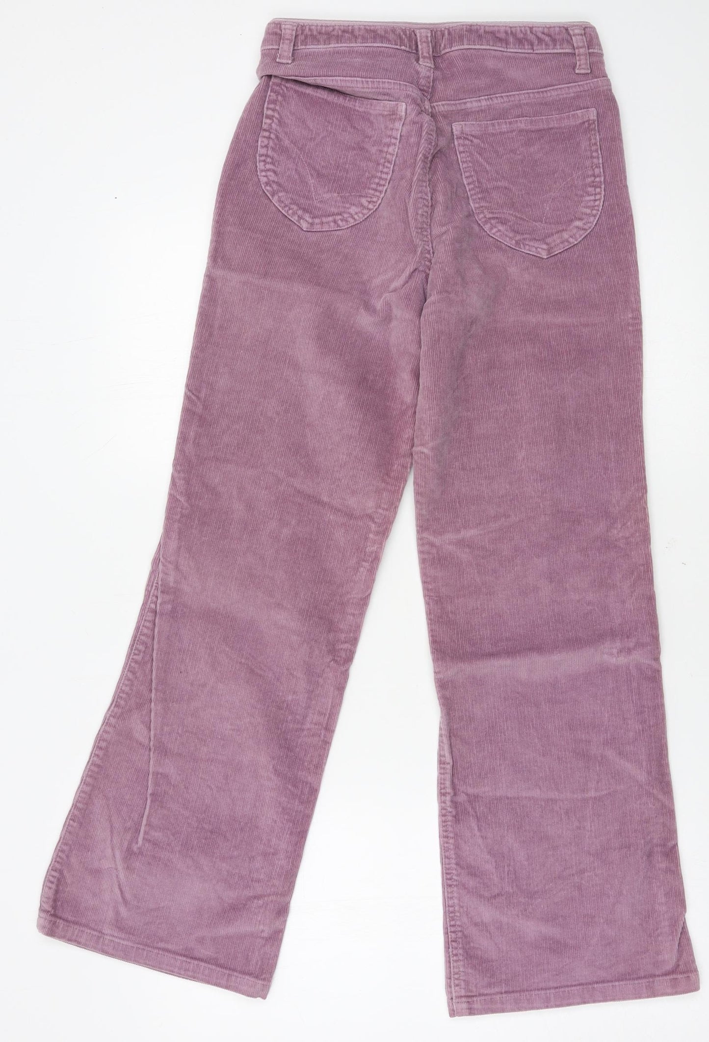 Per Una Womens Purple  Corduroy Trousers  Size 18 L27 in