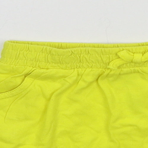 George Girls Yellow  Jersey A-Line Skirt Size 18-24 Months