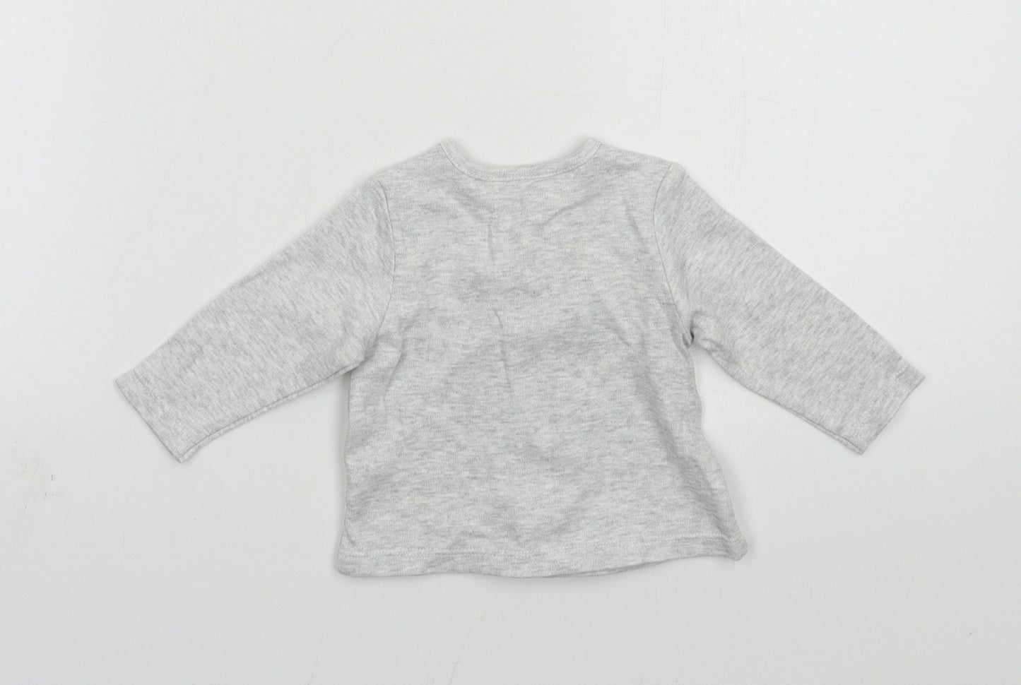 BHS Baby Grey  Jersey Cardigan Jumper One Size
