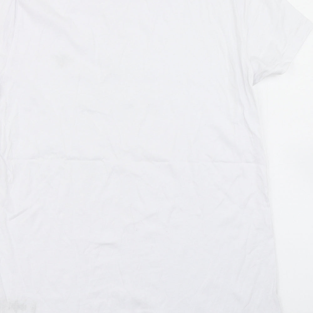 New Look Womens White   Basic T-Shirt Size 8